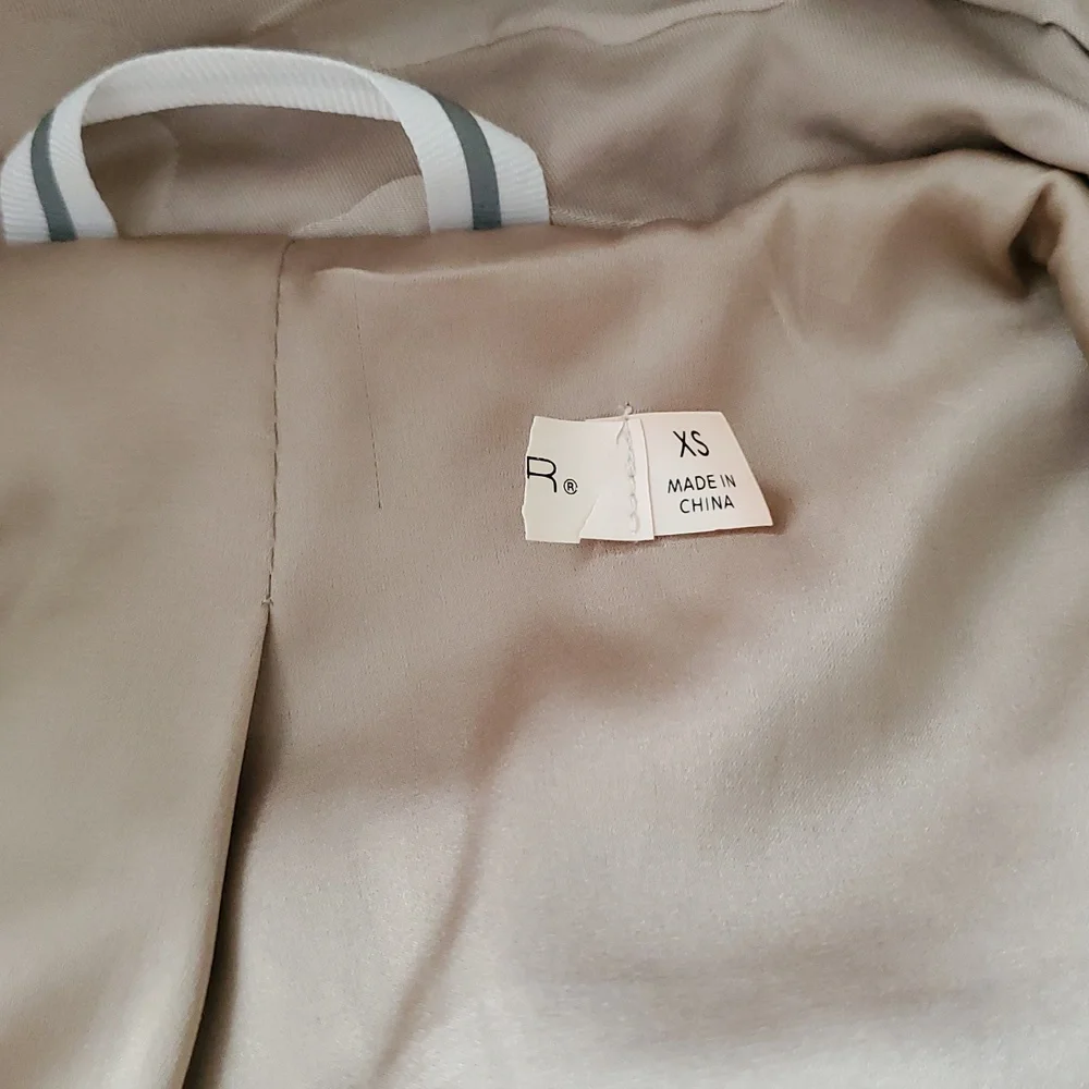 Blanc Noir Camo Anorak Jacket Hooded Pumice Stone Taupe Tan Size XS Reg. $229 - Picture 9 of 15